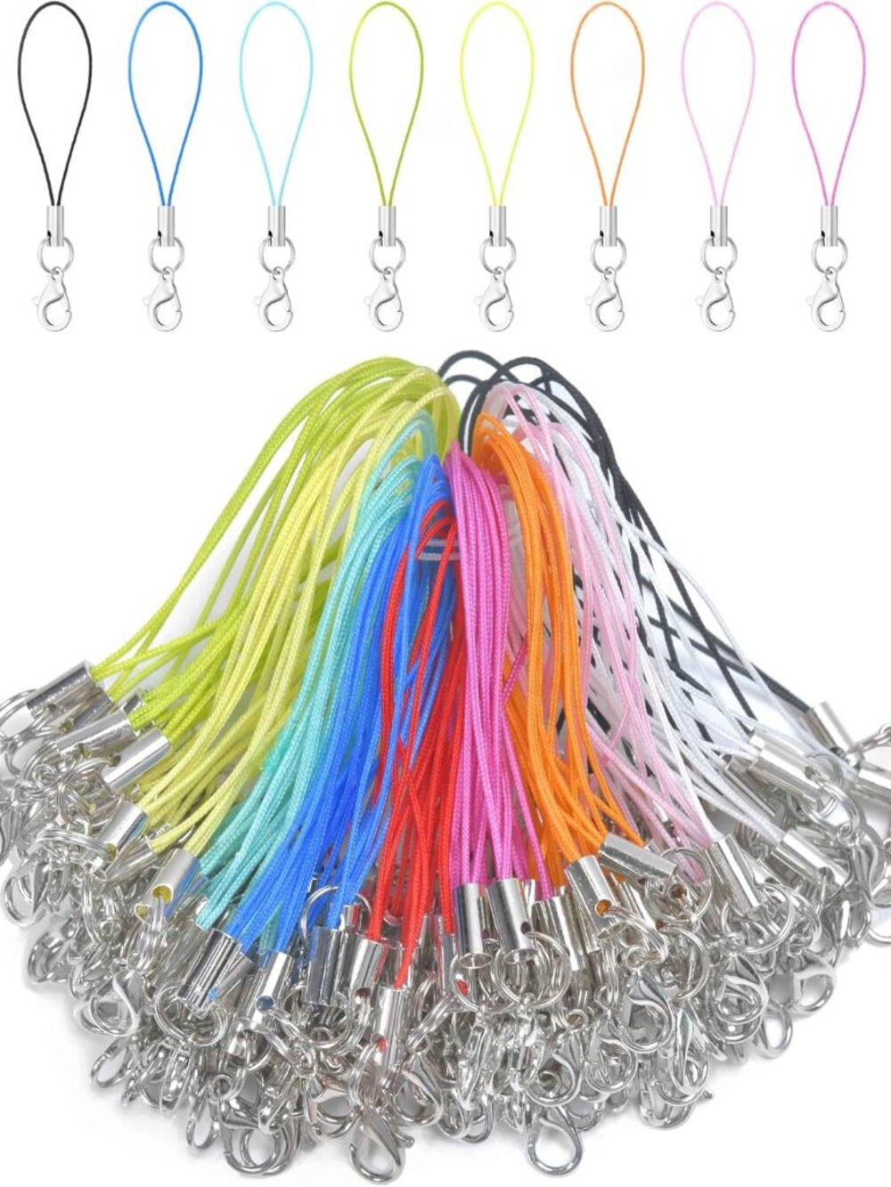 Phone Charms Strap with Lobster Claw Clasps, Lanyard Straps